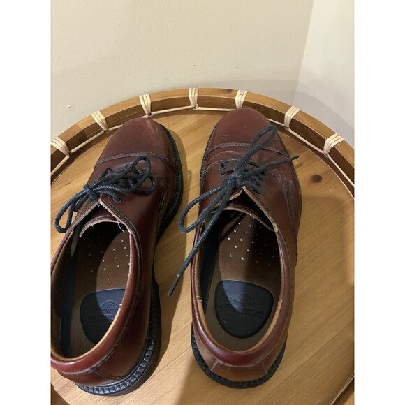 DOCKERS Mens Shoes  Size 8M Brown Leather Dress Oxfords Lace Up  090-2219 - Picture 5 of 5